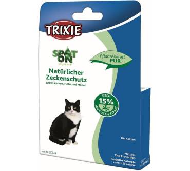 Produktbild Trixie Pro Care Spot On Bogacare natürliches Zeckenmittel für Katzen