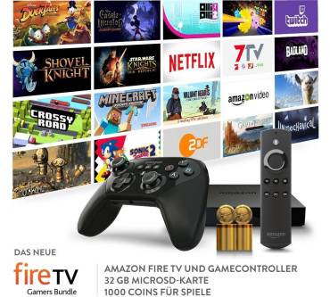 Produktbild Amazon Fire TV 2 Gamers Bundle