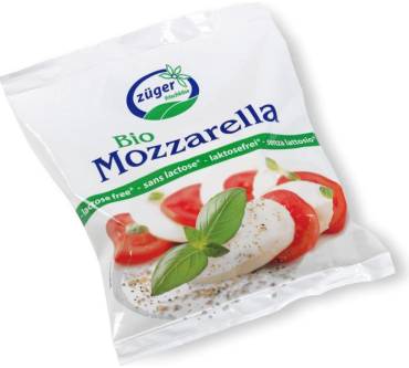 Produktbild Züger Frischkäse Bio Mozzarella laktosefrei