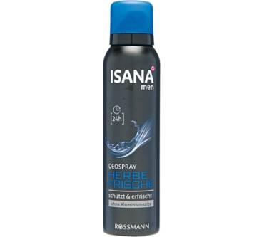 Produktbild Rossmann / Isana Men Deospray Herbe Frische 24h