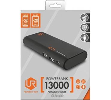 Produktbild Trust Urban Revolt Cinco Powerbank 13000 mAh