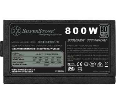 Produktbild SilverStone Technology Strider Titanium