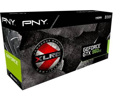 Produktbild PNY GeForce GTX 960 XLR8 OC Gaming 4GB