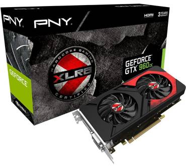 Produktbild PNY GeForce GTX 960 XLR8 OC Gaming 4GB