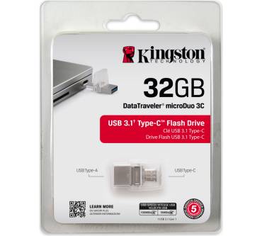 Produktbild Kingston DataTraveler microDuo 3C 32 GB (DTDUO3C/32GB)