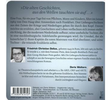 Produktbild Friedrich Christian Delius Die Liebesgeschichtenerzählerin