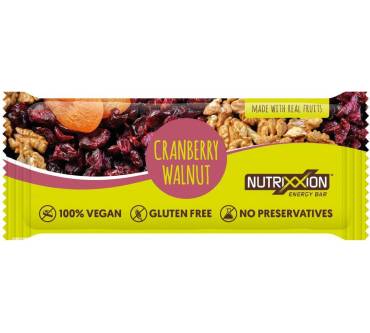 Produktbild Nutrixxion Riegel Glutenfrei/Vegan