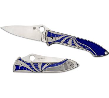 Produktbild Spyderco Mike Draper Folder TI Blue