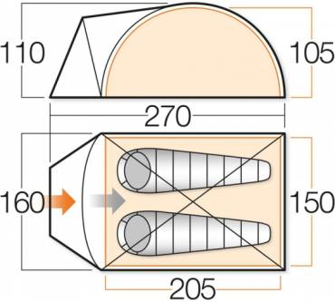 Produktbild Vango Alpha 250