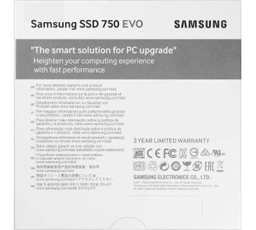 Produktbild Samsung SSD 750 EVO