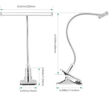 Produktbild Amzdeal LED-Klemmleuchte (dimmbar)