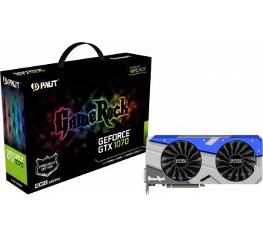 Produktbild Palit GeForce GTX 1070 GameRock Premium Edition