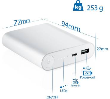 Produktbild CSL Computer Powerbank (10.400mAh)