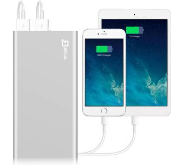 Produktbild JETech 10,000mAh 2-Output Portable External Power Bank