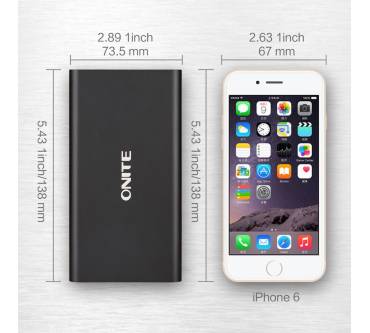 Produktbild Onite 10000mAh Powerbank