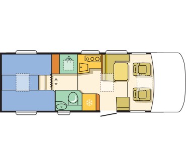 Produktbild Adria Sonic Supreme 710 SL 130 Multijet 6-Gang manuell (96 kW)