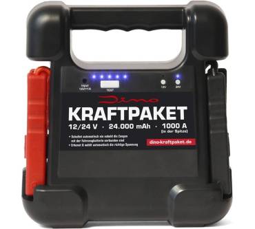 Dino Kraftpaket 1-in-1-Starthilfegerät 12/24 V 1000A: Unsere