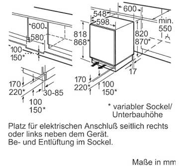 Produktbild Bosch Serie 6 KUR15A60