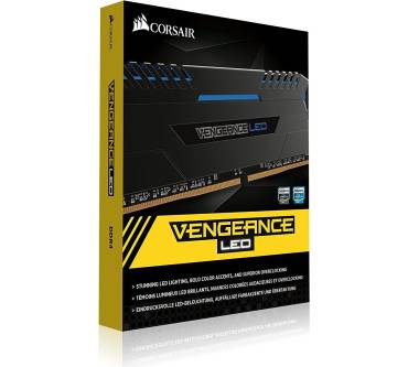 Produktbild Corsair Vengeance LED 32GB DDR4-3200 Kit (CMU32GX4M2C3200C16B)