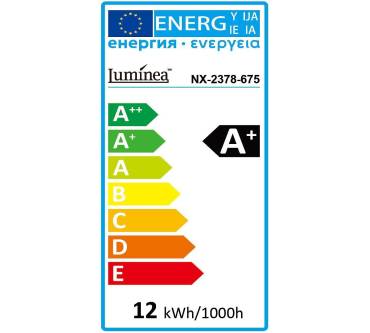 Produktbild Luminea LED-Lampe (Klasse A+, 12 W, E27, warmweiß, 2700 K, 1.055 lm, 220°)