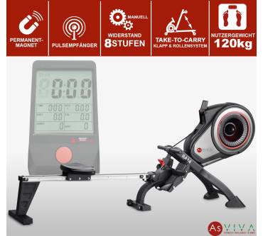 Produktbild AsVIVA Rudergerät Magnetic Rower RA14