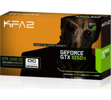 Produktbild KFA2 GeForce GTX 1050 OC 2GB