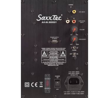 Produktbild SaxxTec ClearSOUND 5.1-Set (CS 170 / CS 150 face / CR 10 / DS 10)