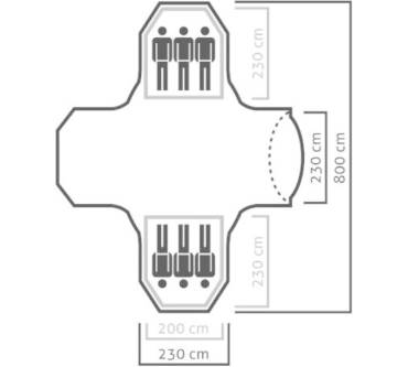 Produktbild Salewa Alpine Lodge VI + Zelt