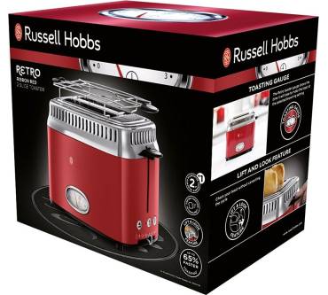 Produktbild Russell Hobbs Retro Ribbon Red Toaster 21680-56