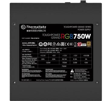 Produktbild Thermaltake ToughPower Grand RGB Gold (750W)