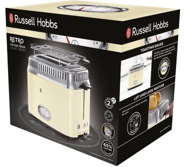 Produktbild Russell Hobbs Retro Vintage Cream Toaster 21682-56