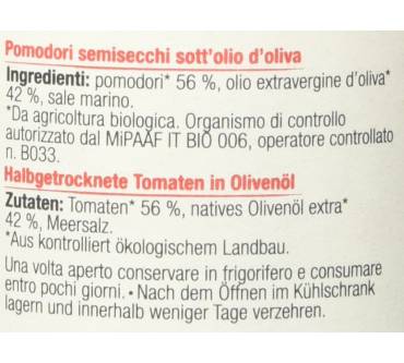 Produktbild La Selva Halbgetrocknete Tomaten in Olivenöl (Bio)