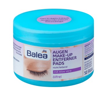 Produktbild dm / Balea Augen Make-up Entferner Pads (ölfrei)