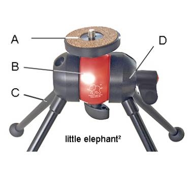 Produktbild Xhia little elephant² mit 4 Carbon-Beine