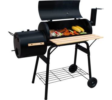 Produktbild TecTake Holzkohlegrill mit Temperaturanzeige