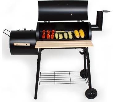 Produktbild TecTake Holzkohlegrill mit Temperaturanzeige