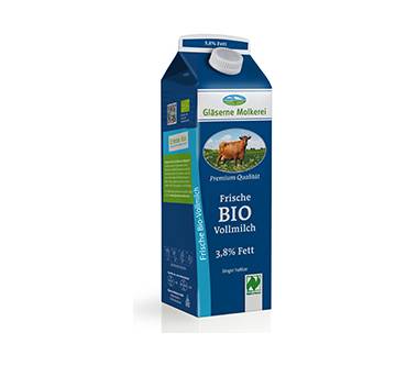 Produktbild Gläserne Molkerei Münchehofe Frische Bio-Vollmilch in Premium-Qualität