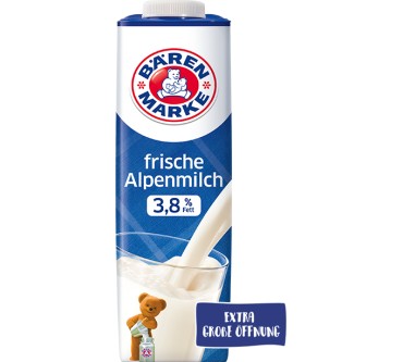 Produktbild Bärenmarke Frische Alpenmilch 3,8% Fett