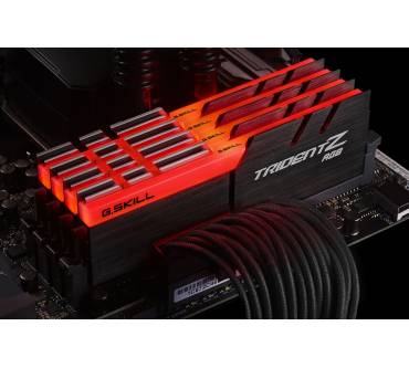 Produktbild G.Skill Trident Z RGB DDR4-3200 32GB (8GBx4) CL16 Kit