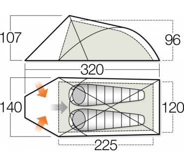 Produktbild Vango Mirage 200