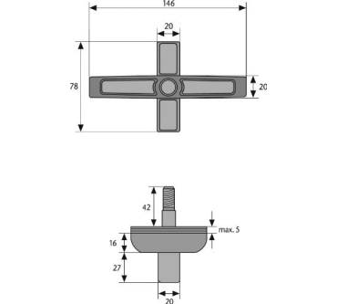 Produktbild Abus Doppelflügel-Schloss 2520 W vs. EK