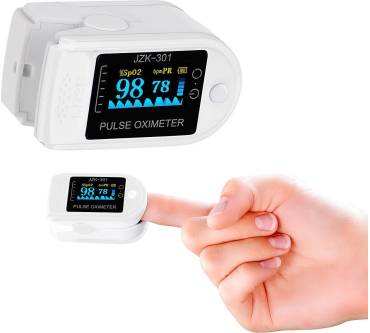 Produktbild NewGen Medicals Finger-Pulsoximeter mit OLED-Farbdisplay