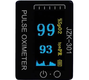 Produktbild NewGen Medicals Finger-Pulsoximeter mit OLED-Farbdisplay