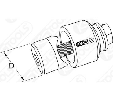 Produktbild KS Tools Schraublochstanze mit einfachem Kugellager