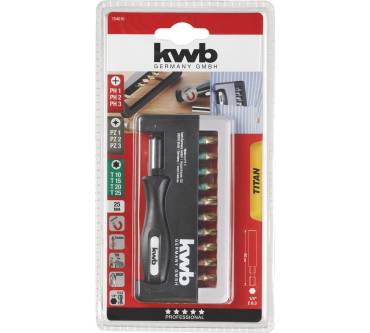 Produktbild KWB Professional Titan Handy Bit-Box, 12-tlg.