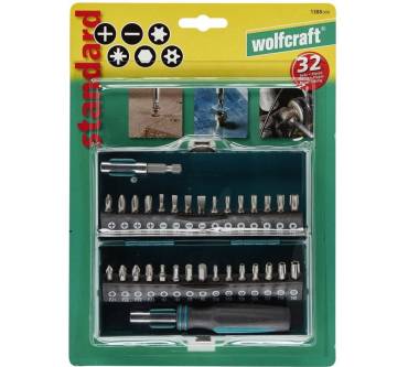 Produktbild Wolfcraft Standard Bit-Box 32-teilig