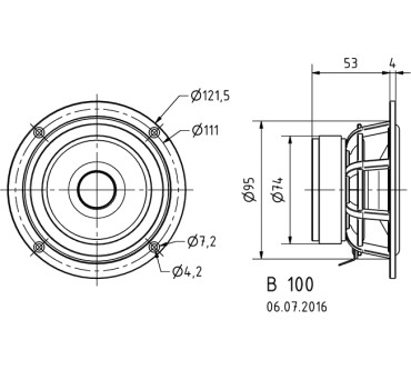 Produktbild Visaton B 100