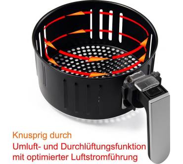 Produktbild Monzana 9-in-1 Heißluftfritteuse Gesund & Fit Touch-Display