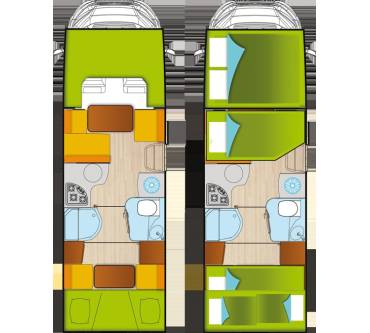 Produktbild Forster Reisemobile A 734 VB 150 Multijet 6-Gang-manuell (110 kW)