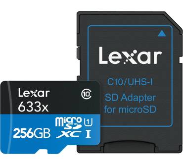 Produktbild Lexar Media High-Performance 633x microSD UHS-I Kit